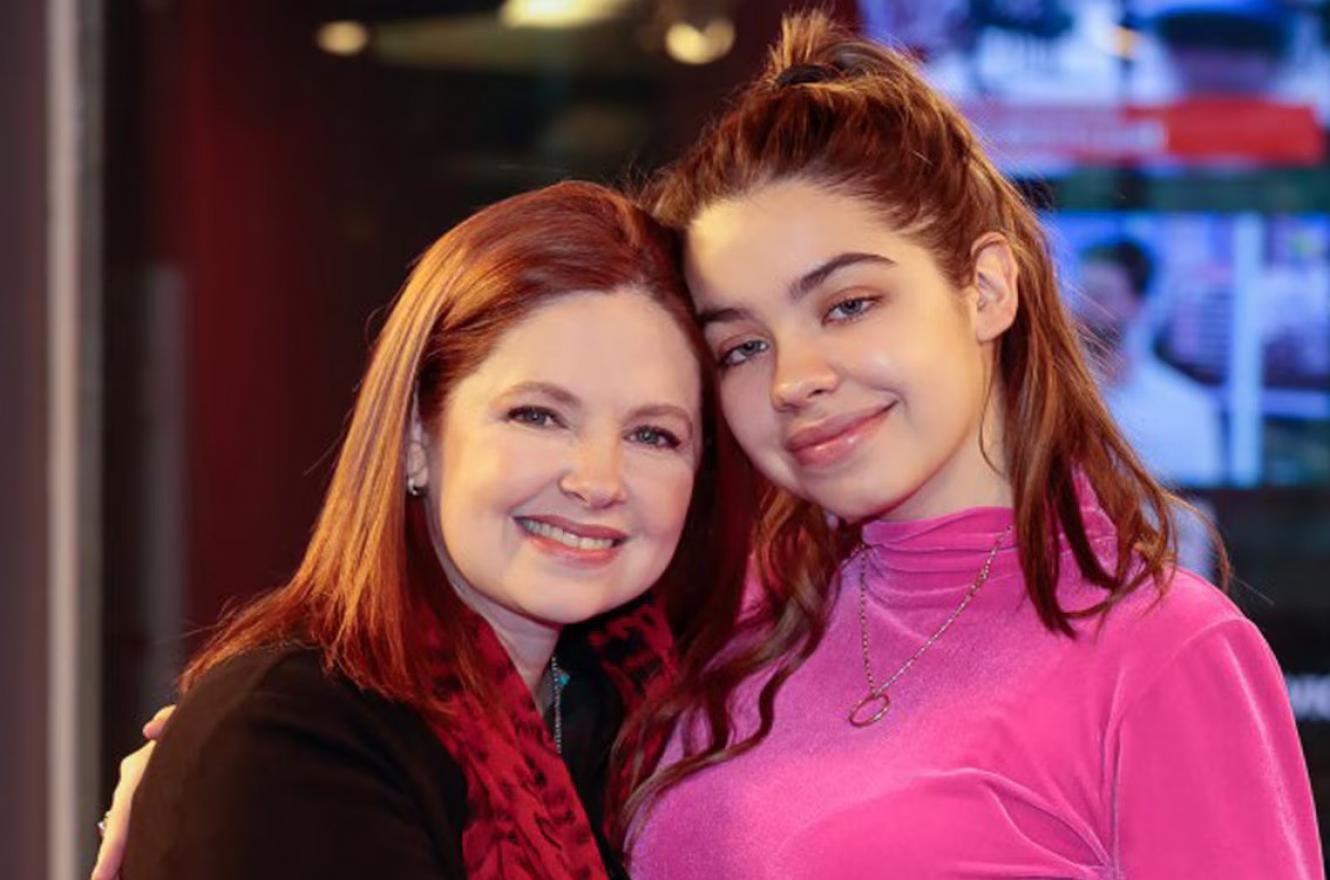 Andrea del Boca y su hija Anna. 
