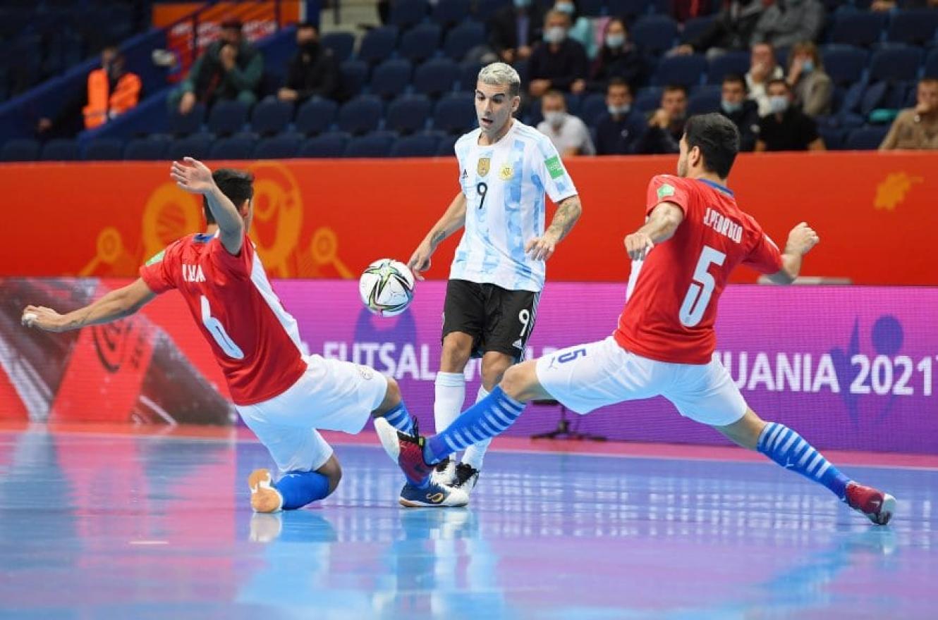 Mundial de Futsal: Argentina goleó a Paraguay y avanzó a los cuartos de final