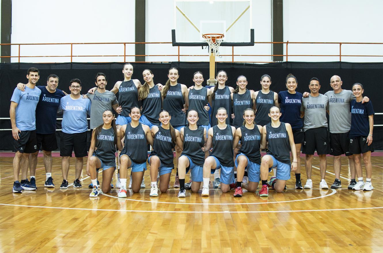 Básquet: con presencia entrerriana, Argentina debuta en el Sudamericano U15