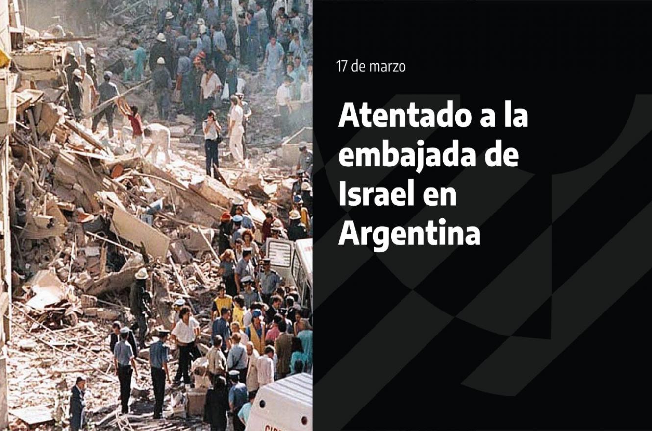 recuerdo atentado Embajada de Israel 