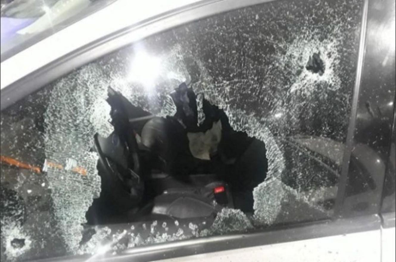 auto baleado jefe de Policía Federal Santa Fe