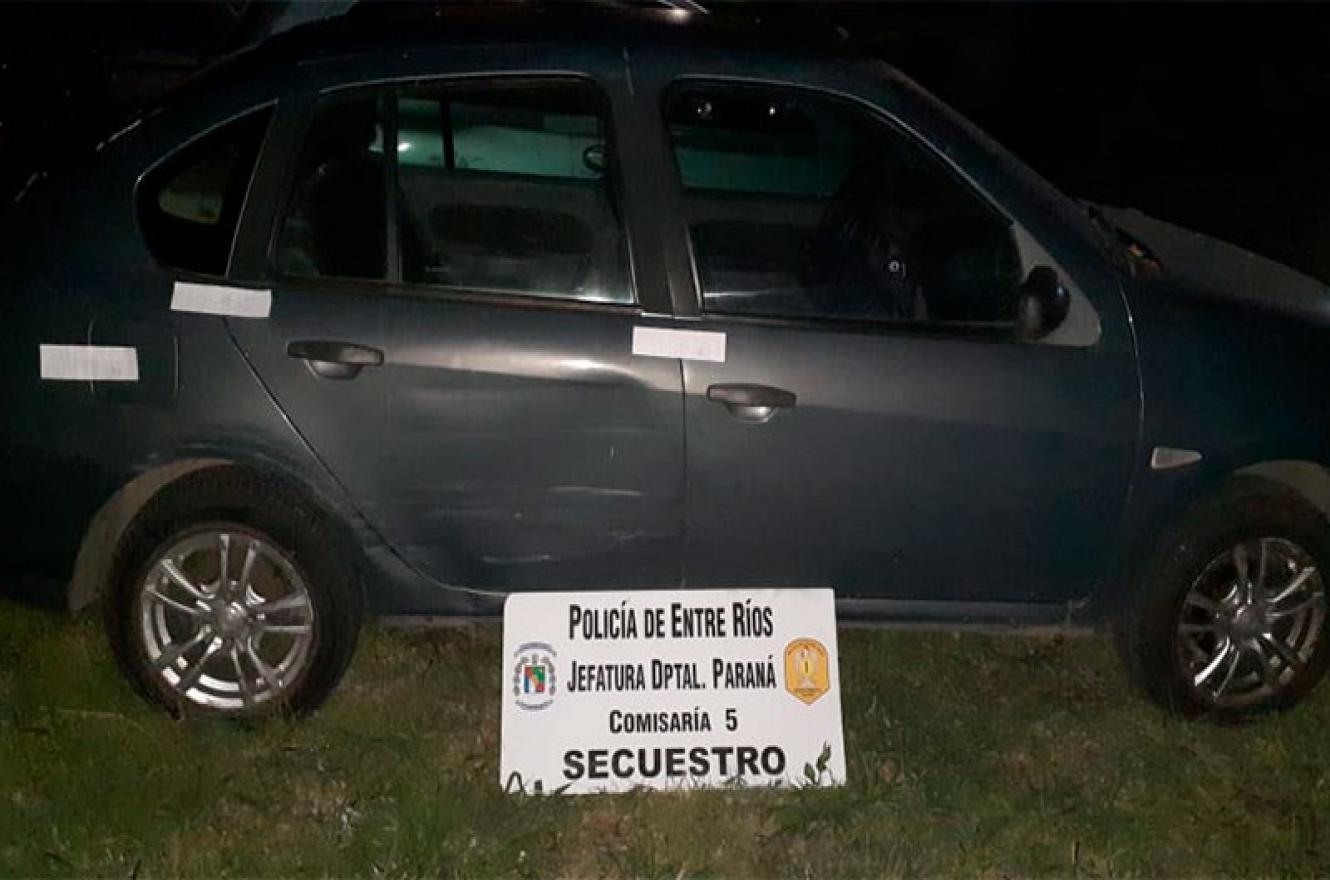 auto secuestrado en Paraná