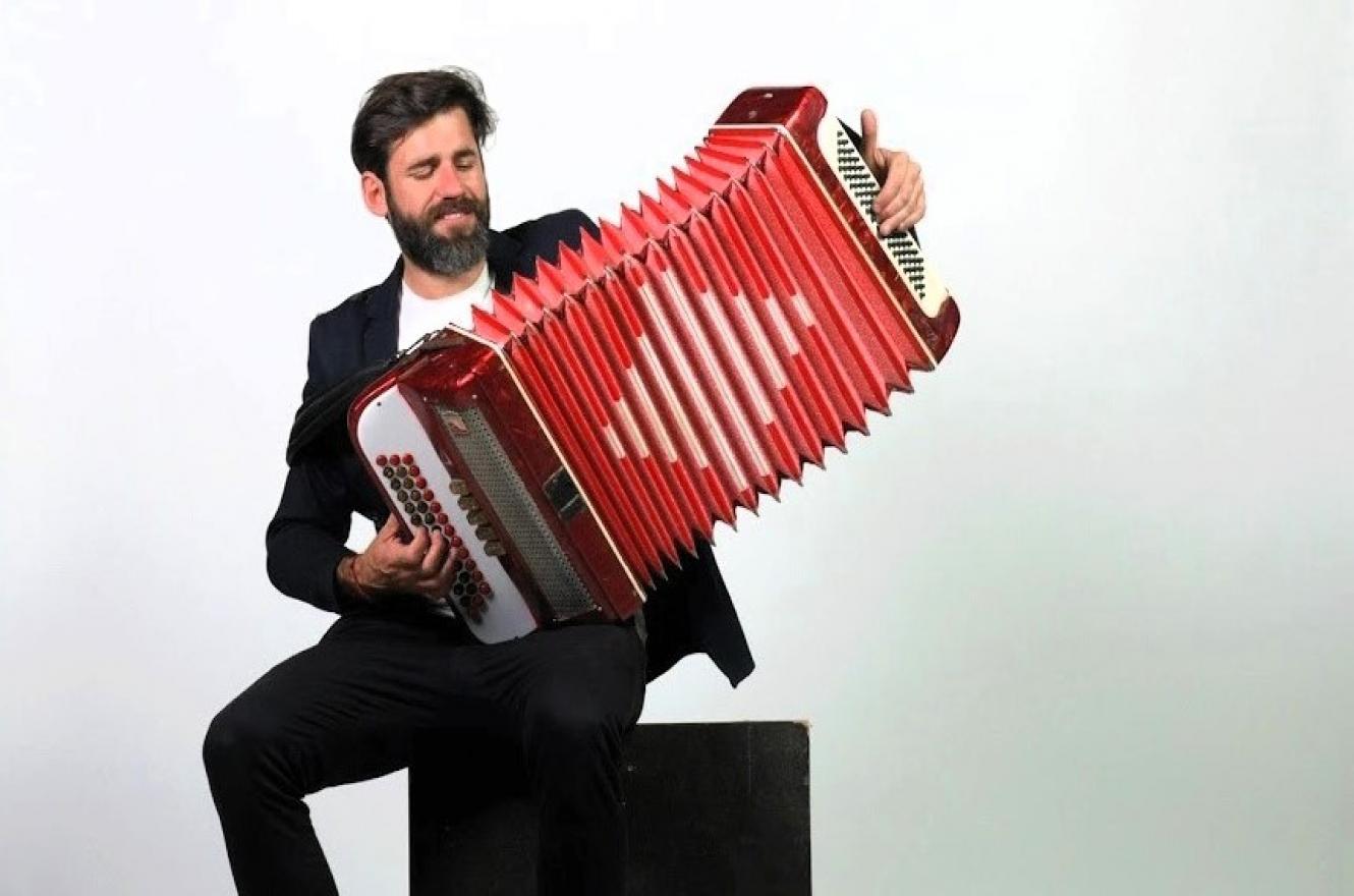 El entrerriano Juan Manuel Bilat, finalista de Cosquín. 