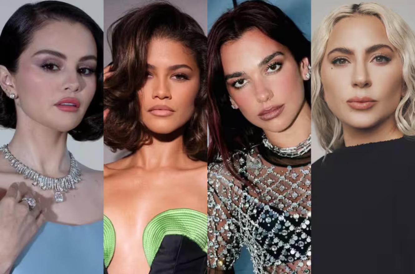 Selena Gomez, Zendaya, Dua Lipa y Lady Gaga son algunas de las celebridades que están comprometidas.
