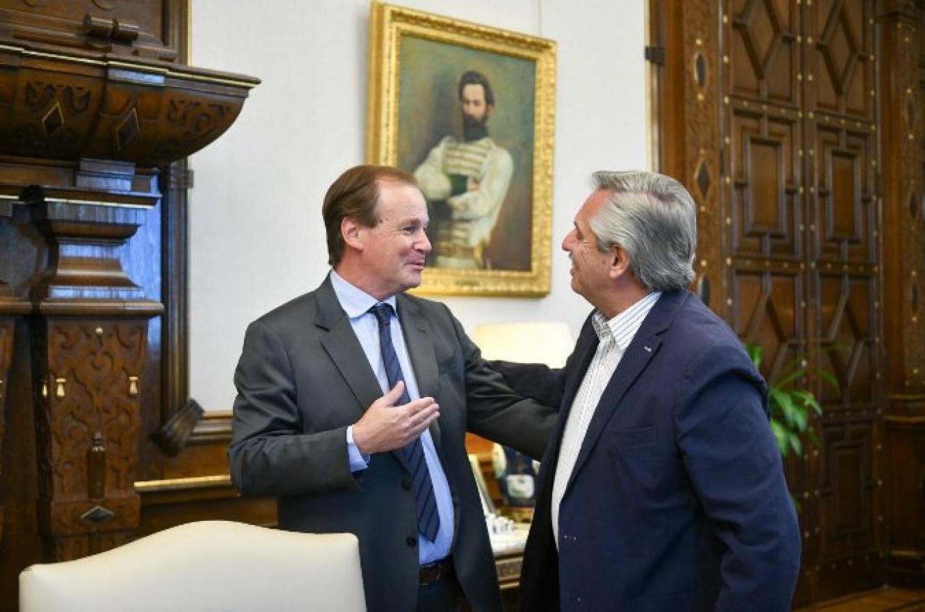 Bordet y el presidente Fernández analizaron obras y gestiones para Entre Ríos