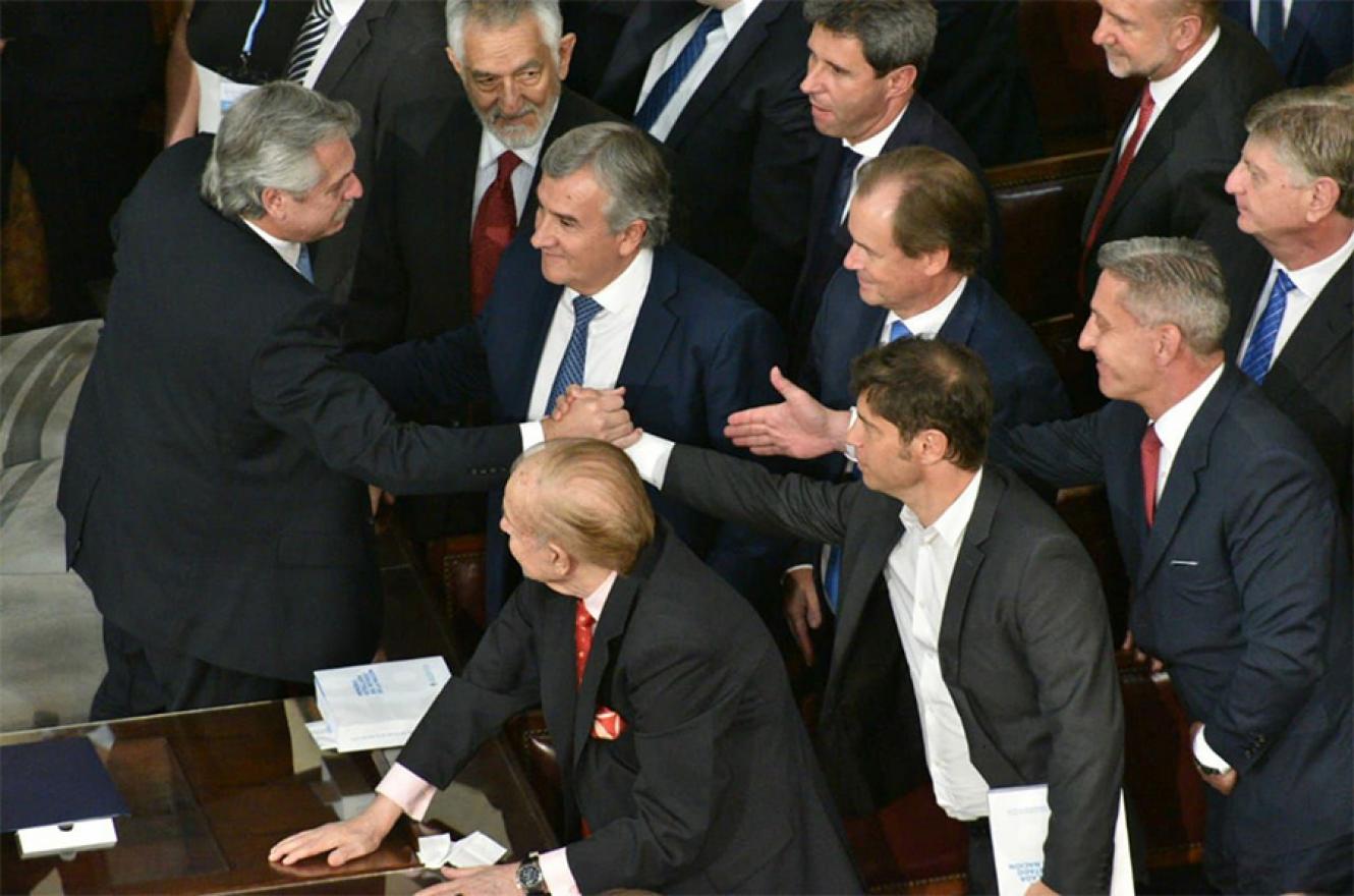 Gustavo Bordet participó del acto de apertura del 138º período de sesiones ordinarias del Congreso de la Nación que llevó a cabo el Presidente de la Nación ante la Asamblea Legislativa. 