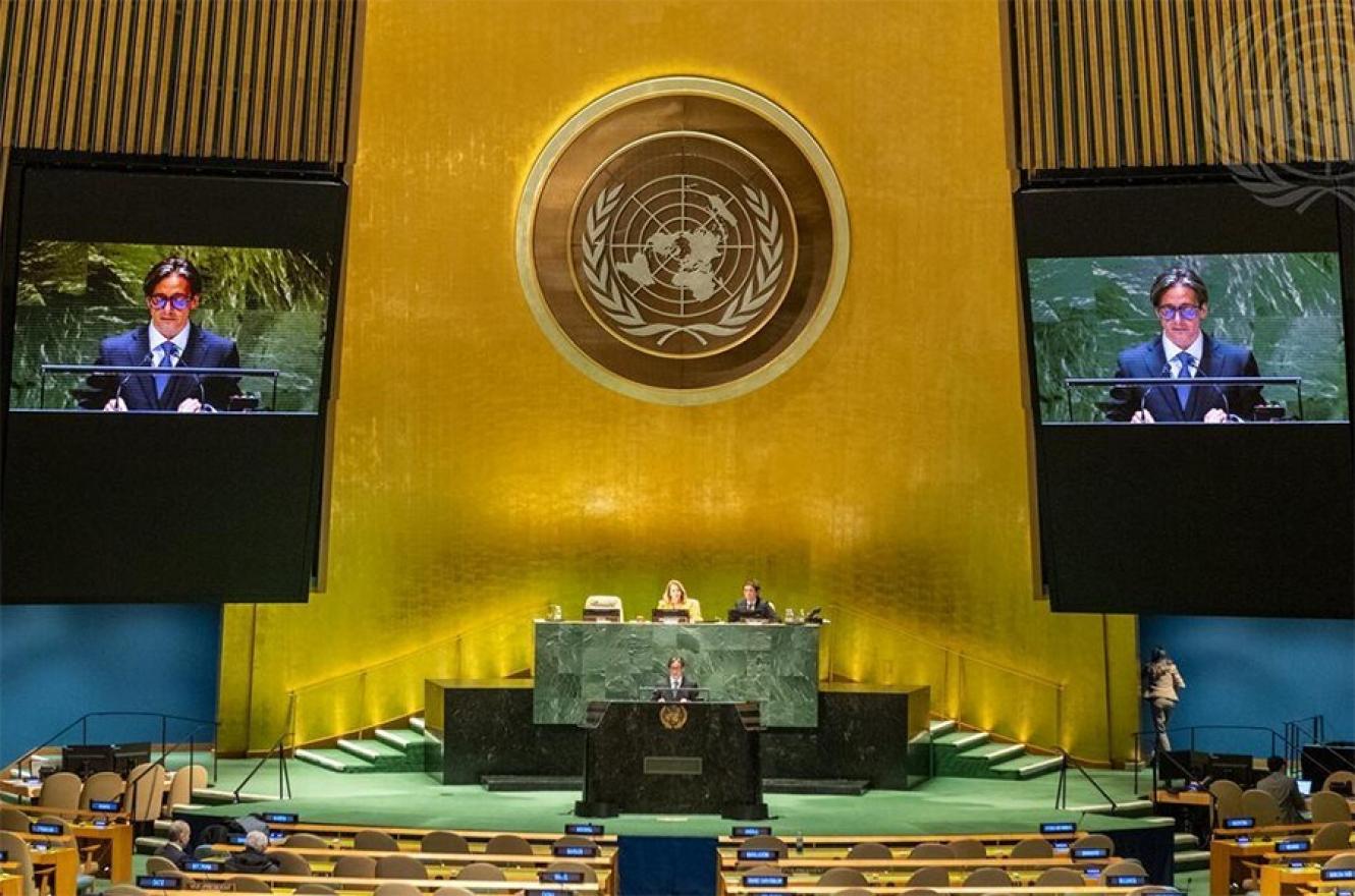 La Corporación Andina de Fomento hizo estos anuncios al participar de la Conferencia de la ONU sobre el Agua 2023.