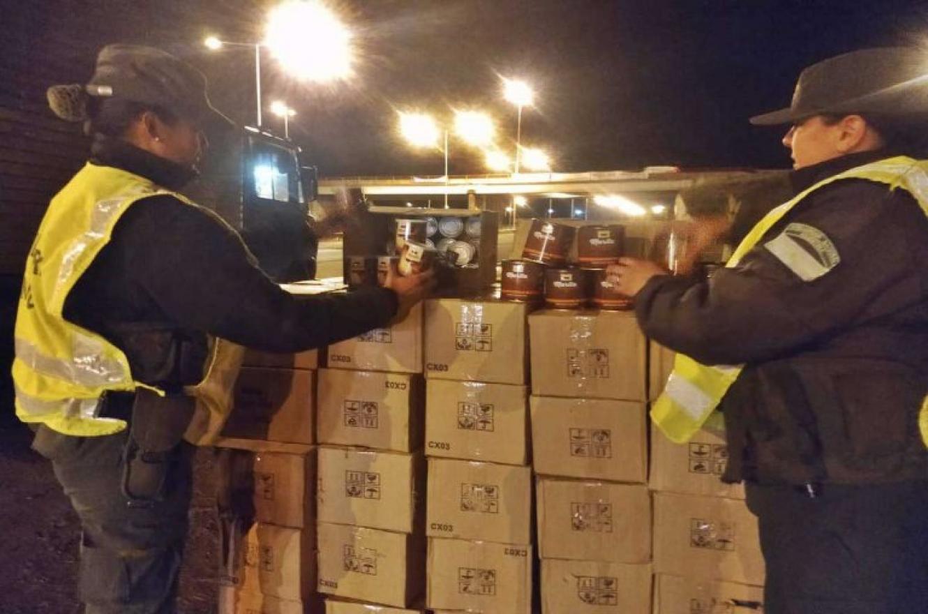 Gendarmería Concordia secuestró un cargamento de café valuado en más de $6 millones