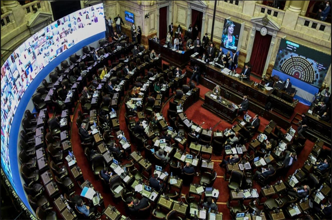 Cámara de Diputados de la Nación sesión virtual