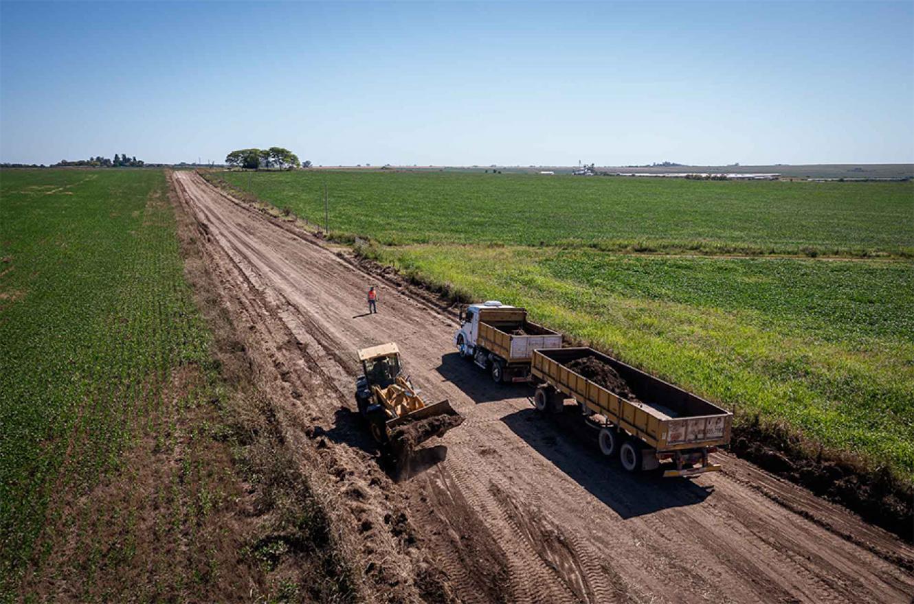 El gobierno anunció que se están realizando mejoras en la traza conocida como “La Vuelta Mala”, la cual vincula Aranguren por la RN 12.