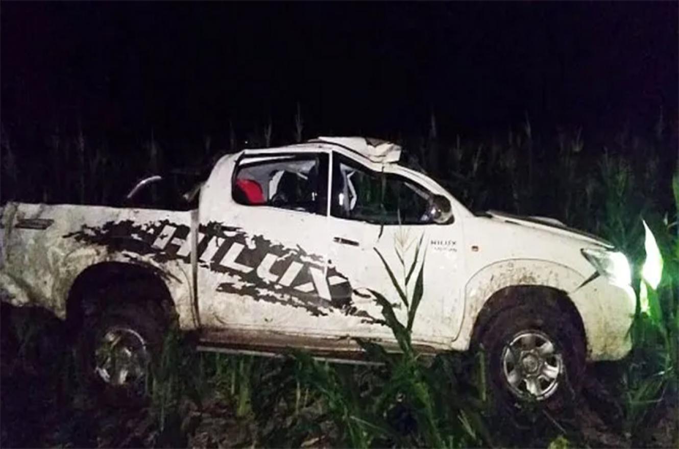 El accidente ocurrió el sábado pasadas las 22:10 en la Ruta Provincial N° 32 a la localidad Boca de Tigre. 