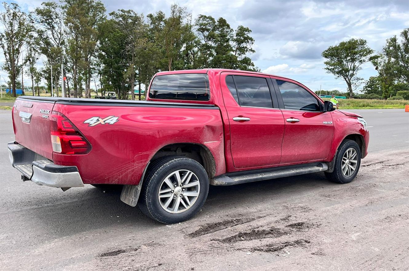 La camioneta como el dinero transportado quedaron secuestrados por orden de la Justicia Federal.