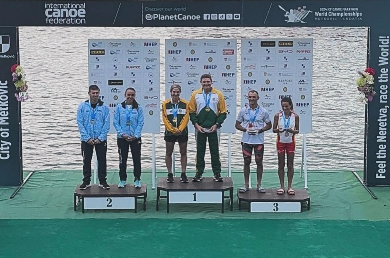 Canotaje: los entrerrianos coparon el podio de la Copa del Mundo de Maratón