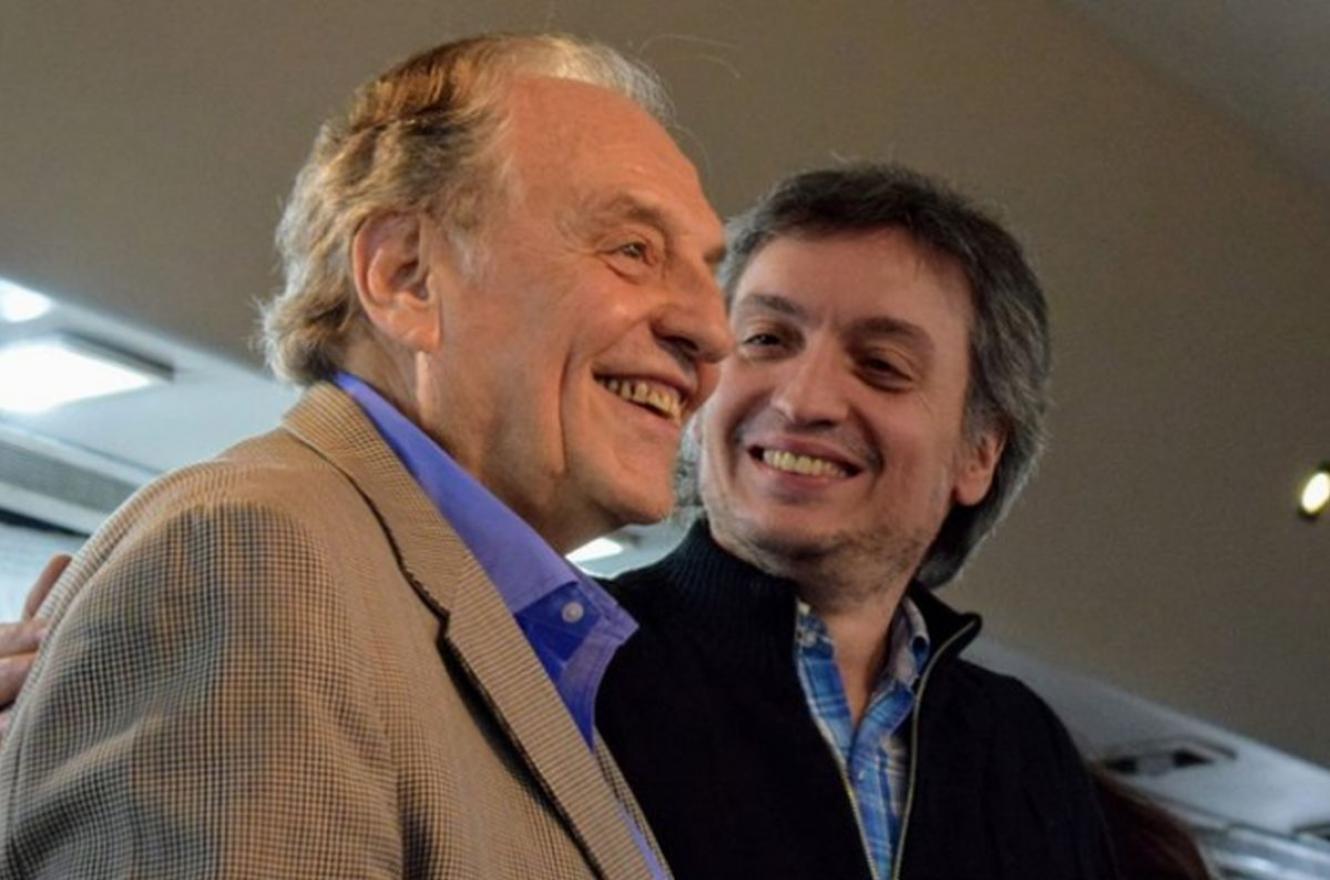 Carlos Heller y Máximo Kirchner