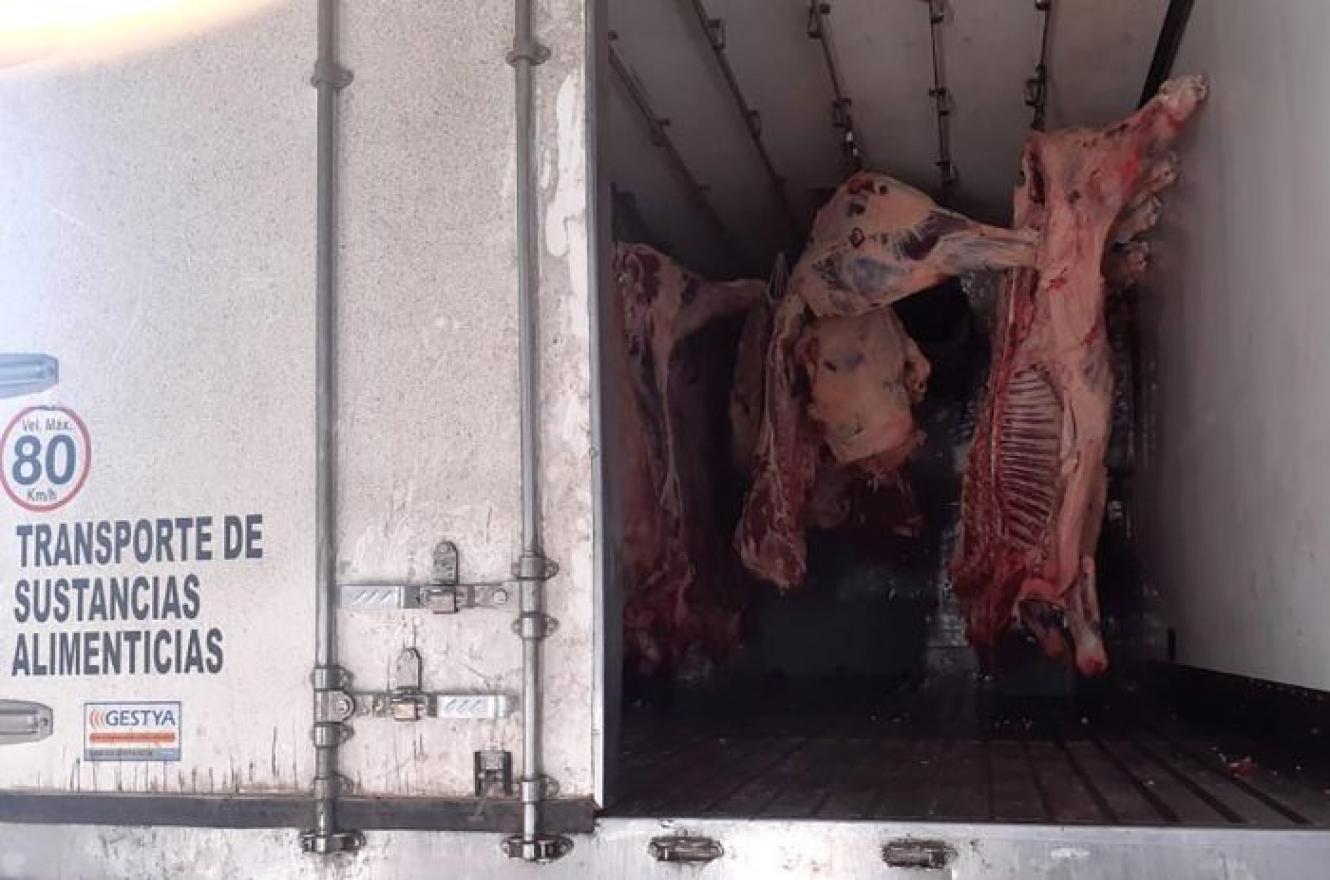 Decomisaron carne vacuna en operativos de fiscalización en la provincia