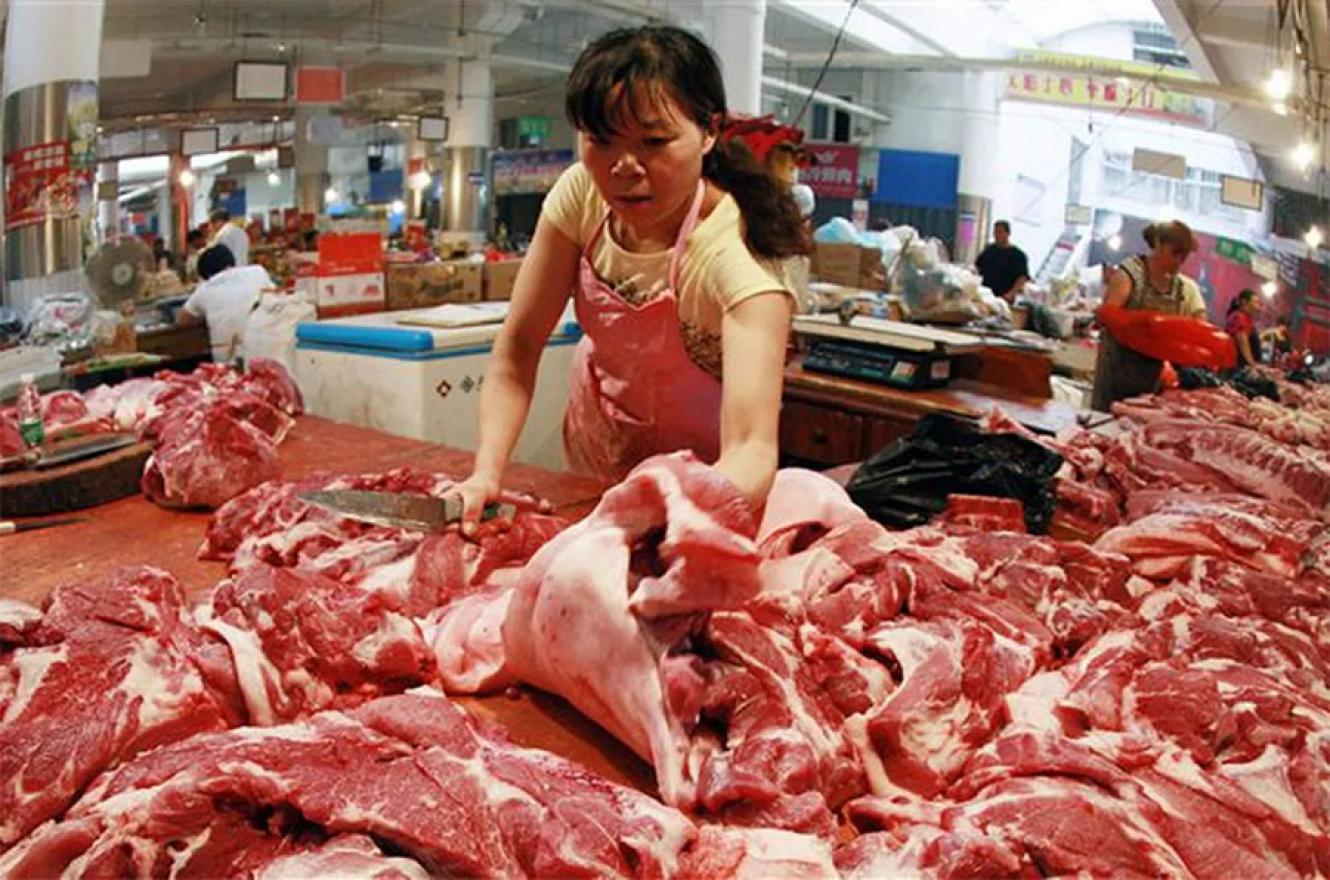 China es un gran consumidor de carne de cerdo y en los últimos años también incrementó fuerte sus importaciones de carne vacuna.