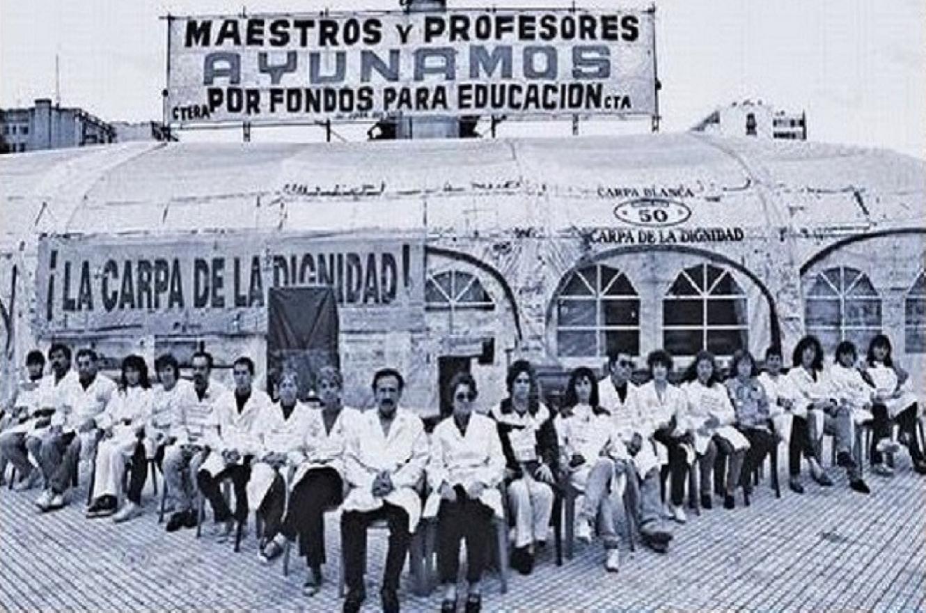 Carpa Blanca docente 1997