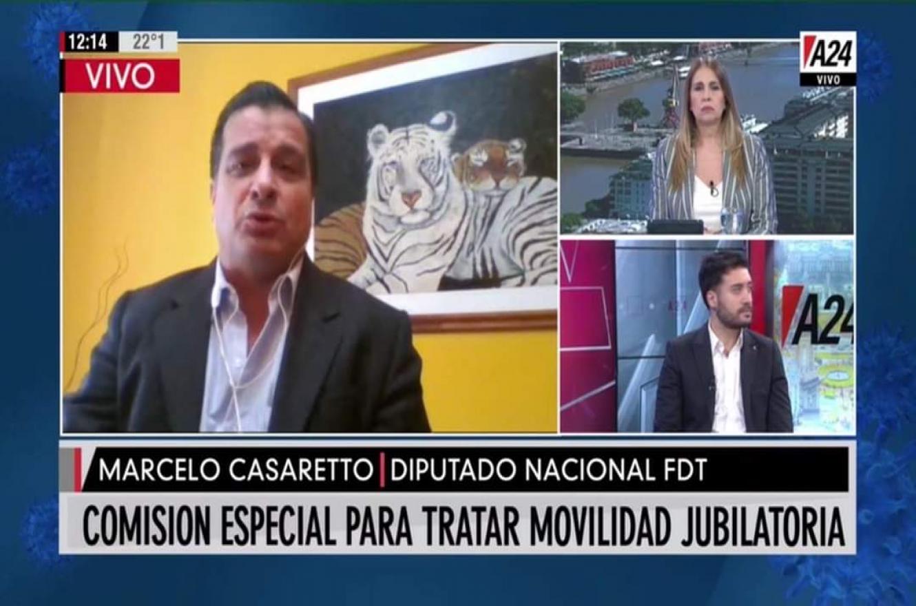 Marcelo Casaretto en América 24