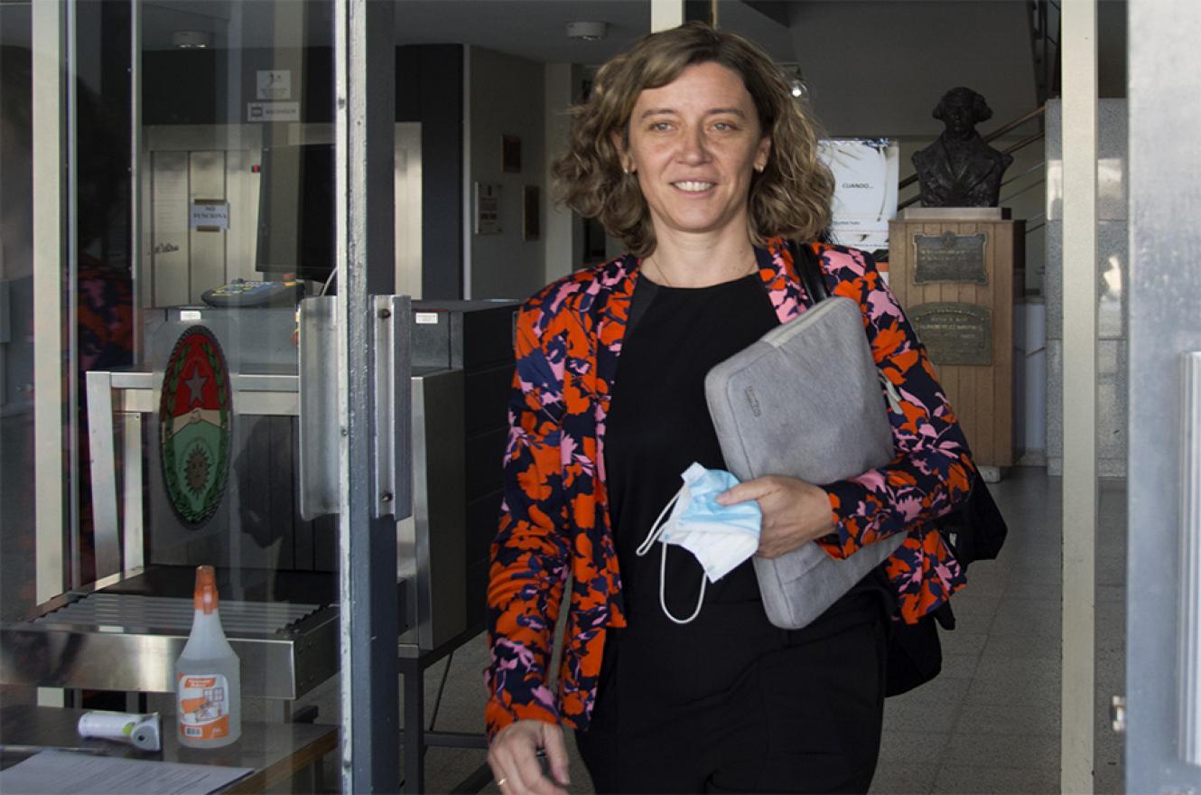 La fiscal anticorrupción de Entre Ríos, Cecilia Goyeneche, que buscan desplazar por investigar a Sergio Urribarri.