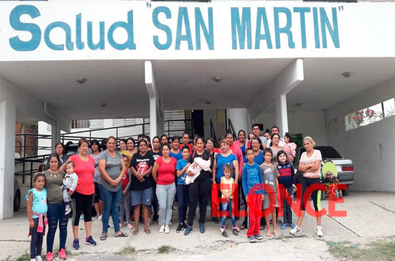 protesta Centro de Salud San Martín