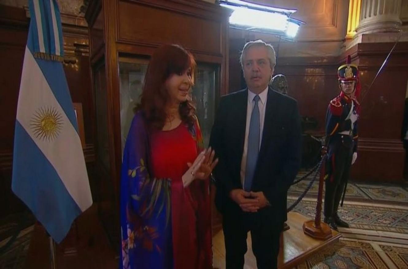 Cuarentena y deuda, temas de la reunión entre Alberto Fernández y Cristina Kirchner