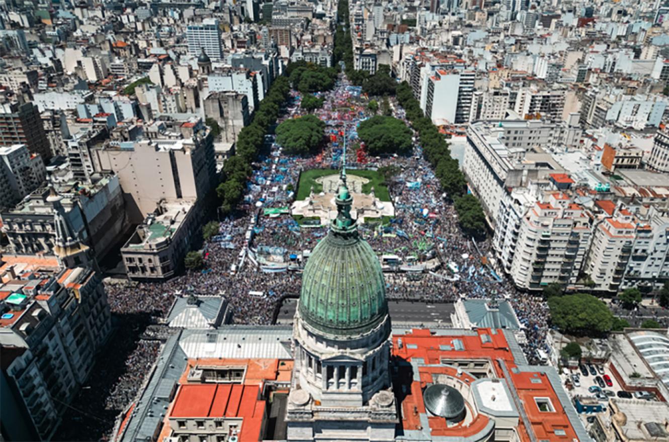 Todo listo para las 36 horas de protesta que se vivirán el próximo miércoles y jueves.