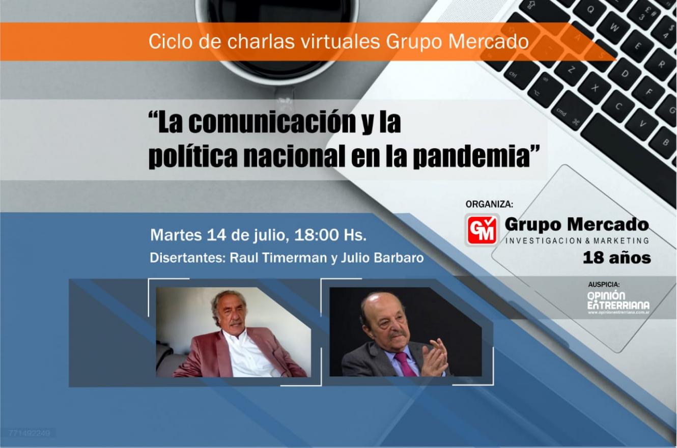 Invitan a la charla virtual “La comunicación y la política nacional en la pandemia”