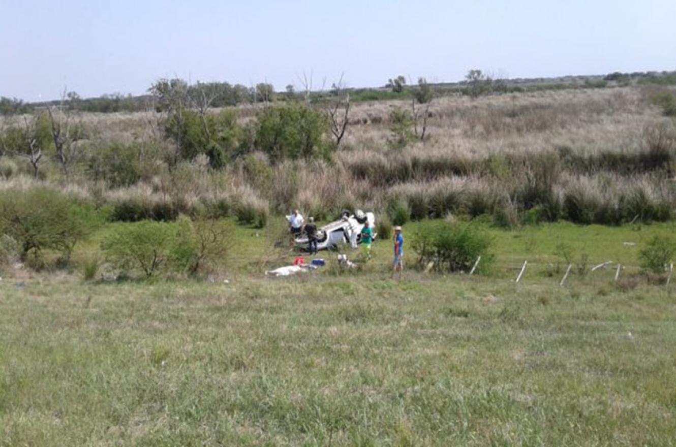 El accidente fatal ocurrió hoy por la mañana, en la Ruta Nacional N° 174 a la altura del Kilómetro 28,5, sobre la banquina Norte.