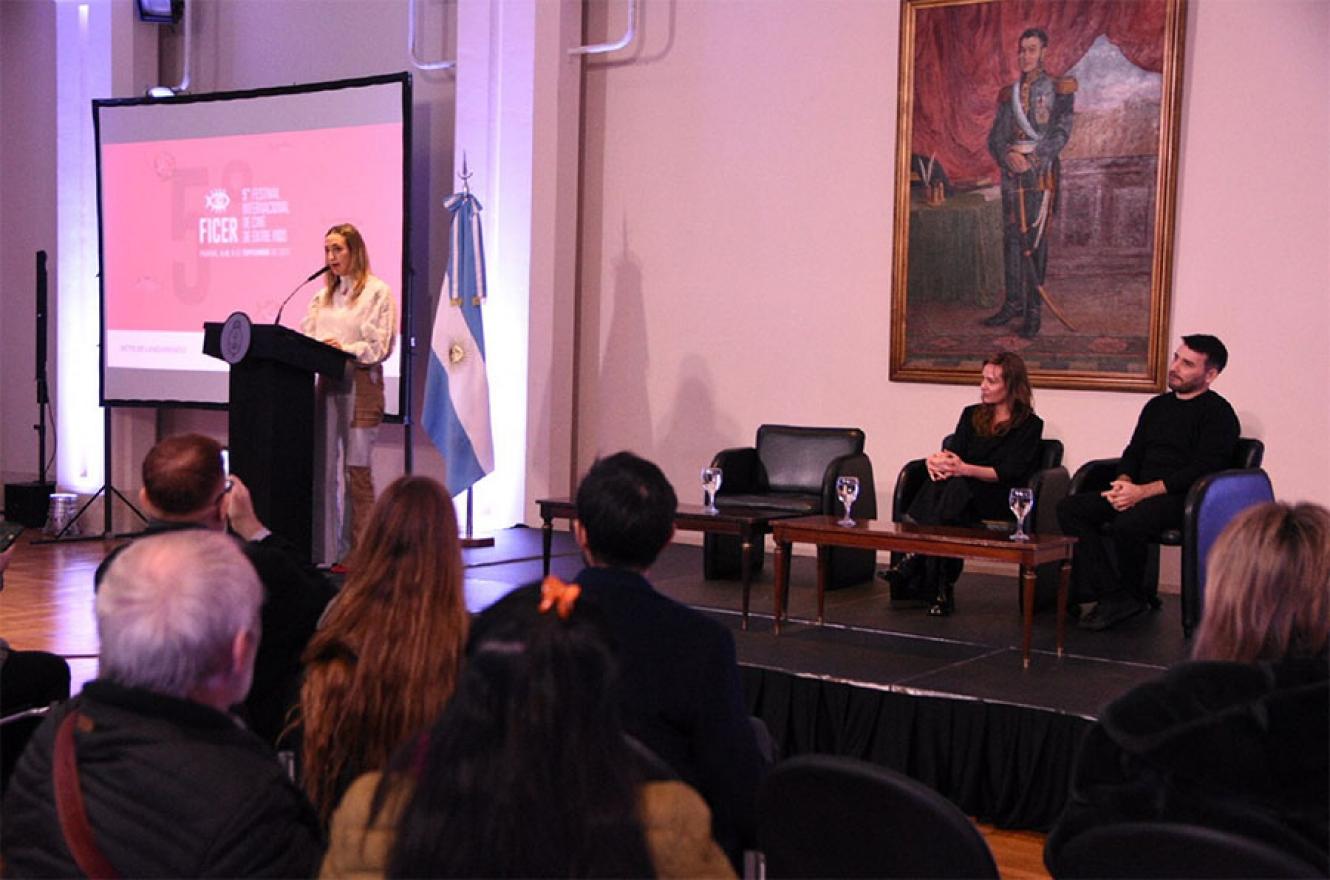 En la Cancillería se presentó el quinto Festival Internacional de Cine de Entre Ríos.