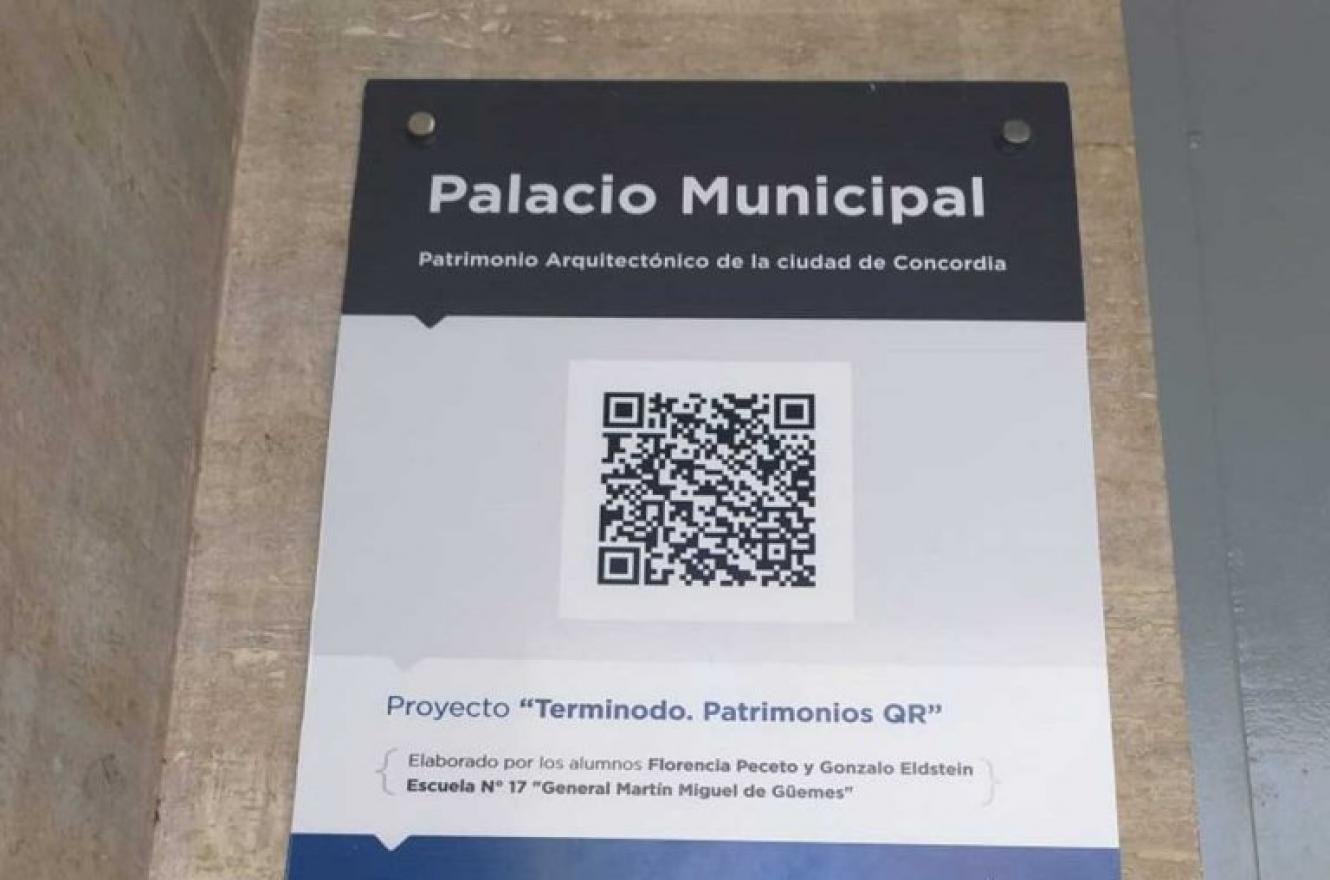 El edificio de la Municipalidad de Concordia ya tiene su código QR