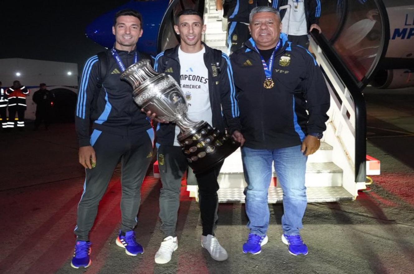 Scaloni, Tapia y Di María