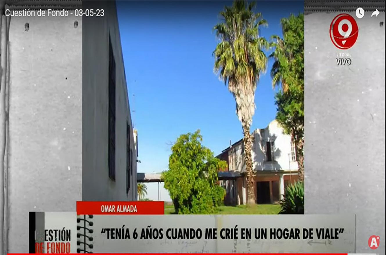 Imagen captada de la TV. Los jóvenes que egresan de las Residencia Socio-Educativa les cuesta obtener un trabajo estable.