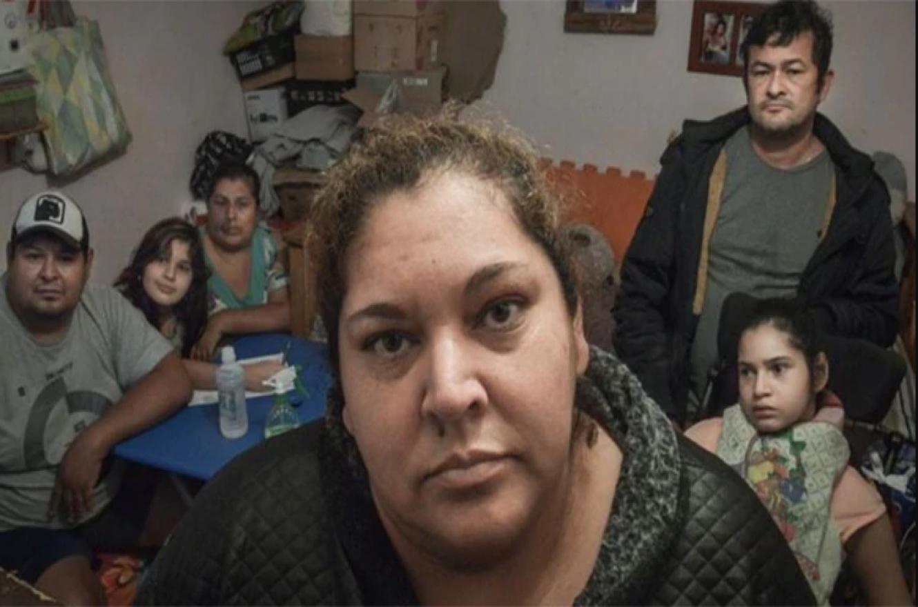 Ramona Medina y su familia