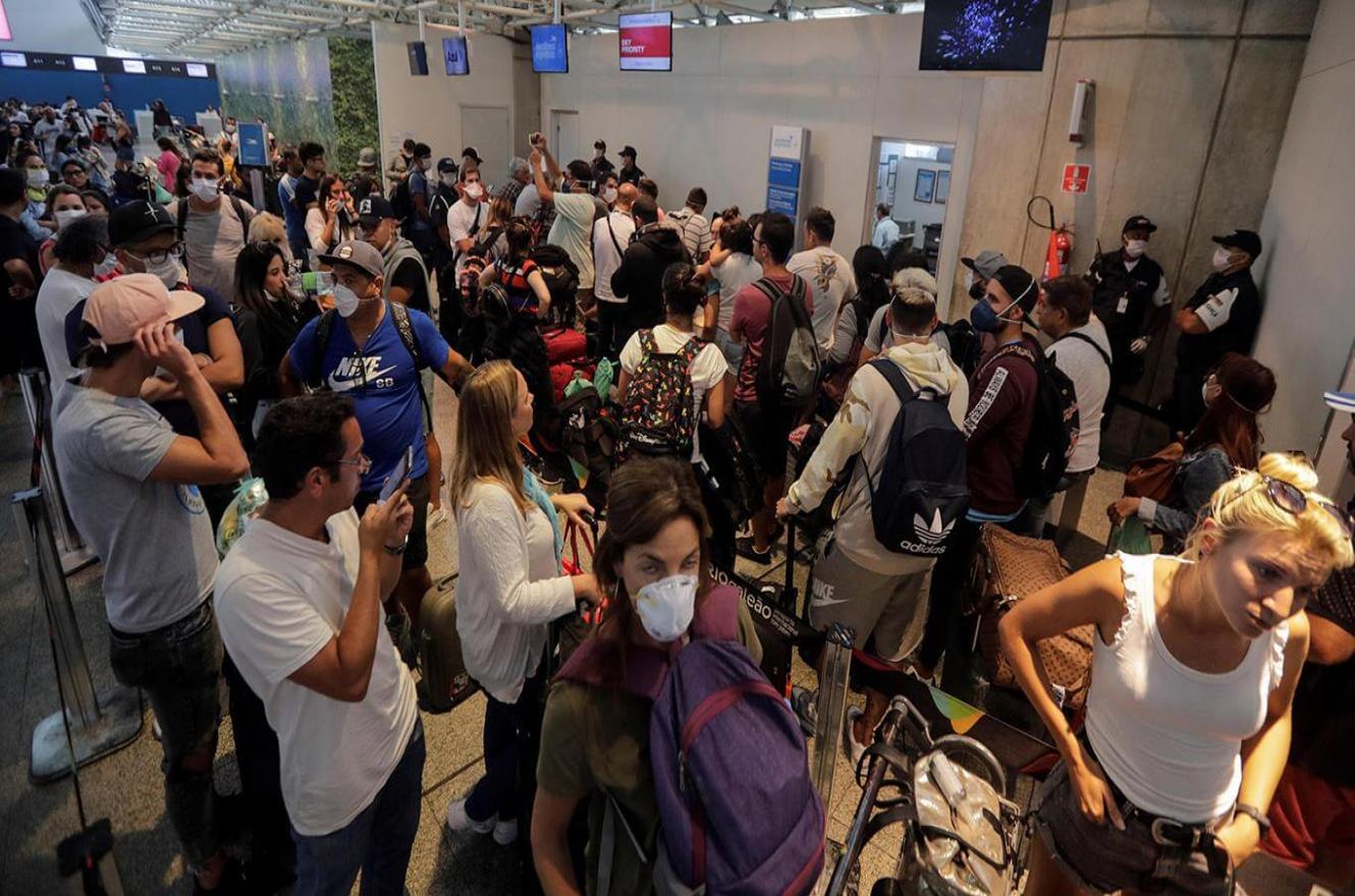 coronavirus pasajeros varados aeropuerto