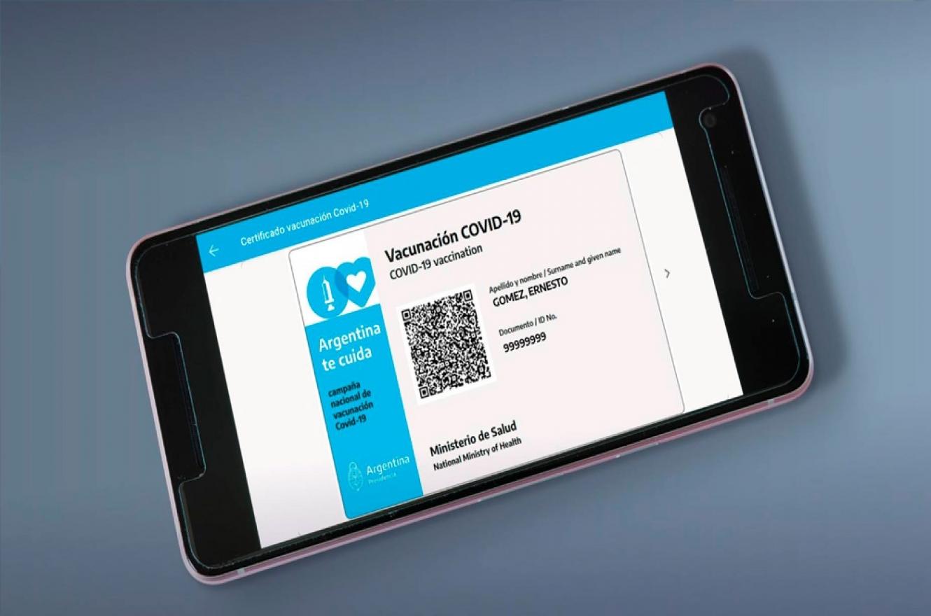 La credencial Mi Argentina será el documento internacional de vacunación contra el Covid