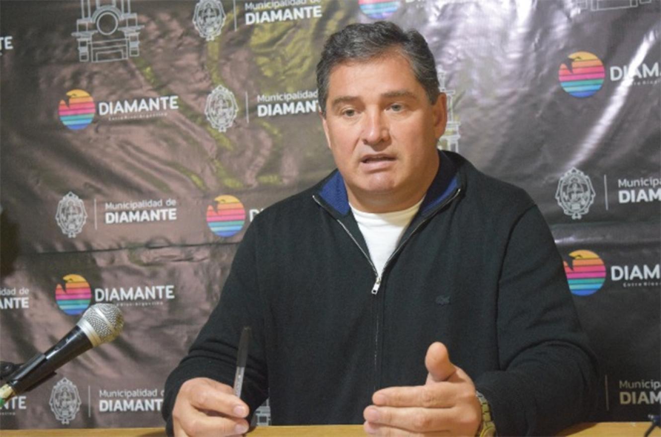 Imagen de archivo de Juan Carlos Darrichón, intendente de Diamante.