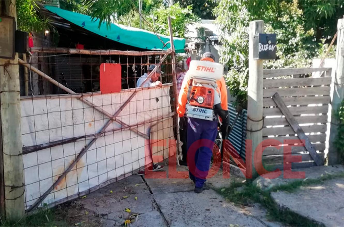 dengue bloqueo sanitario barrio Los Arenales 