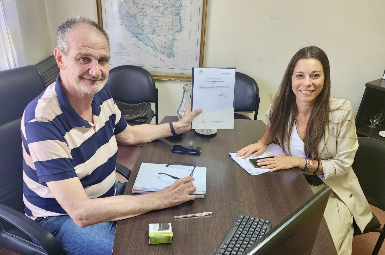 Uranga recibió a la diputada Ballejos y consideró “muy productiva” la reunión
