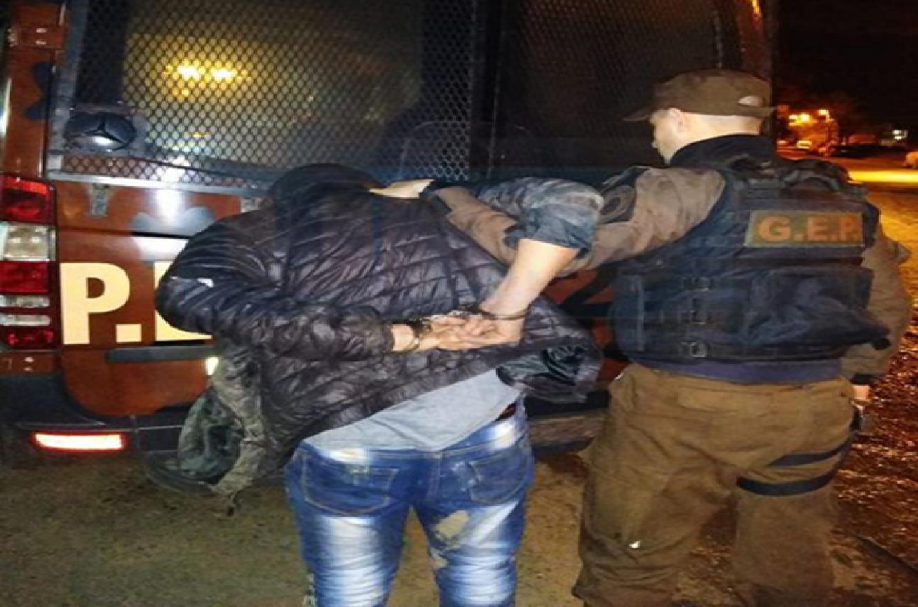 detenido en barrio 4 de Julio Paraná