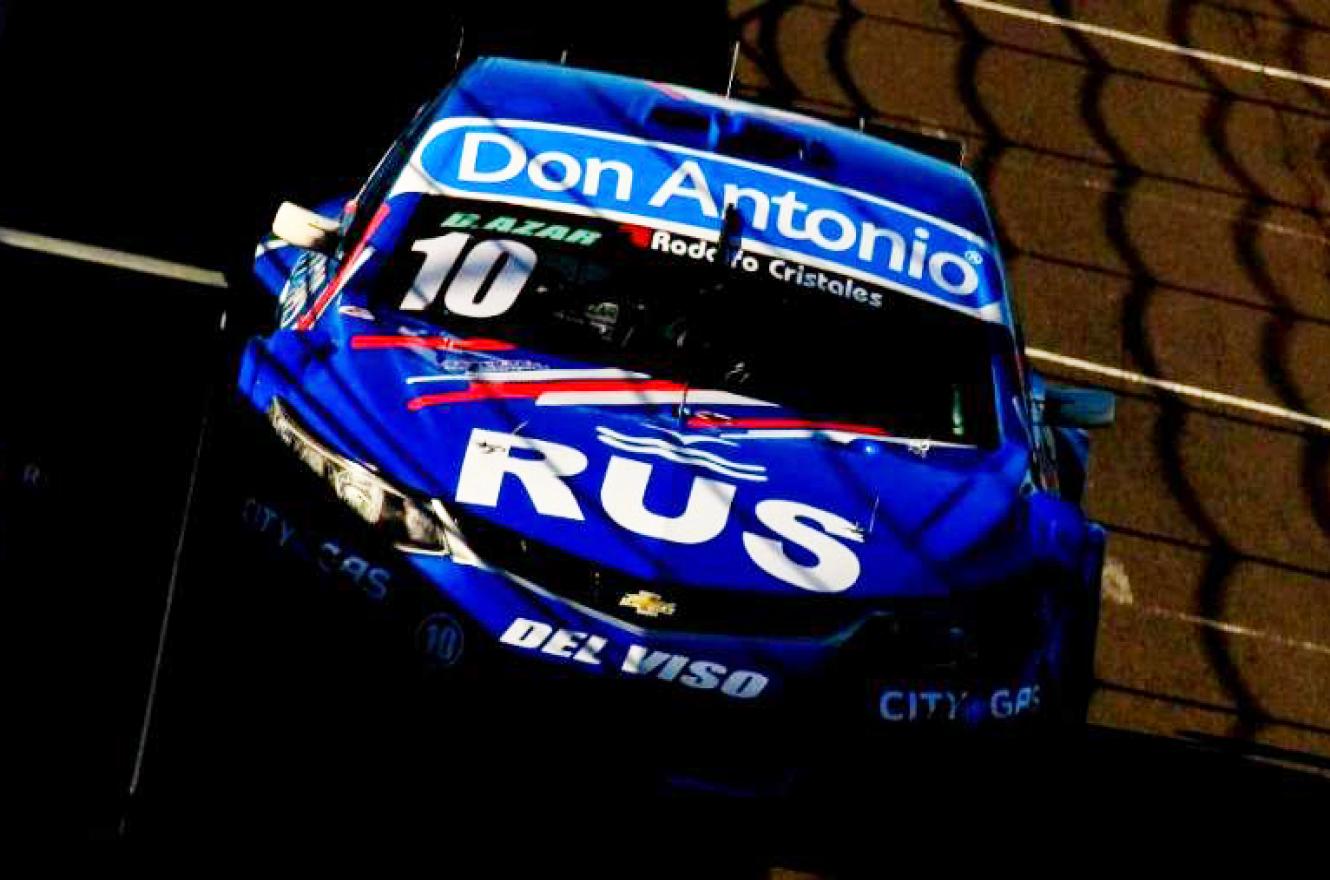 Diego Azar marcó el ritmo del ensayo del Top Race V6 en Concepción del Uruguay