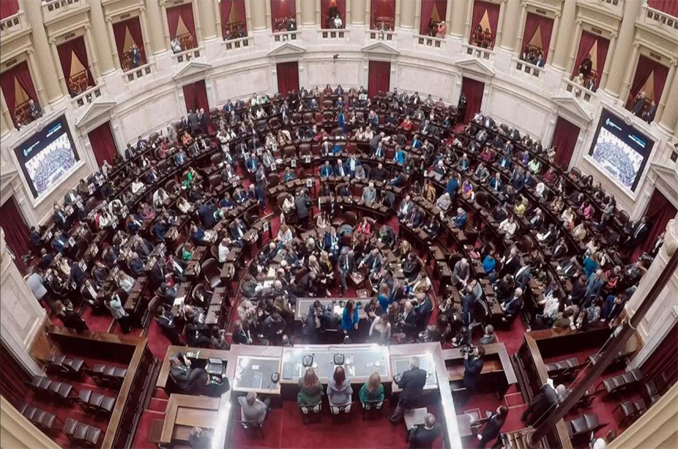 Imagen de archivo de la Cámara de Diputados de la Nación.