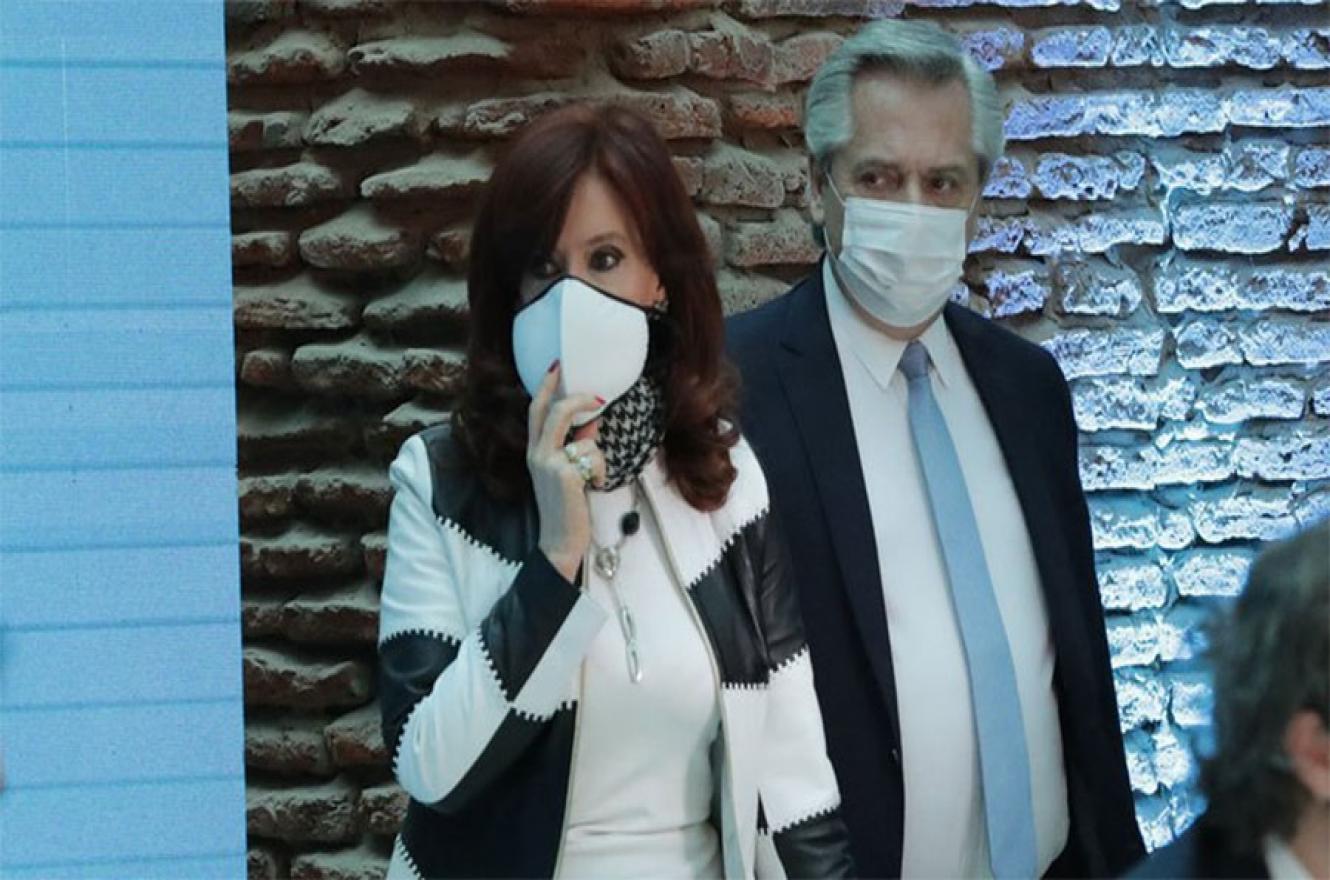 Cristina Kirchner y Alberto Fernández.