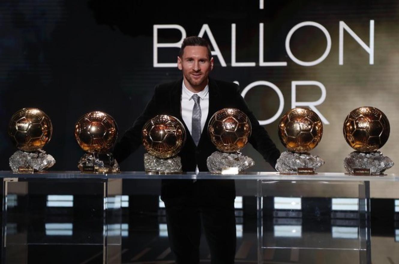 Lionel Messi se quedó con su sexto Balón de Oro y es el más ganador de la historia