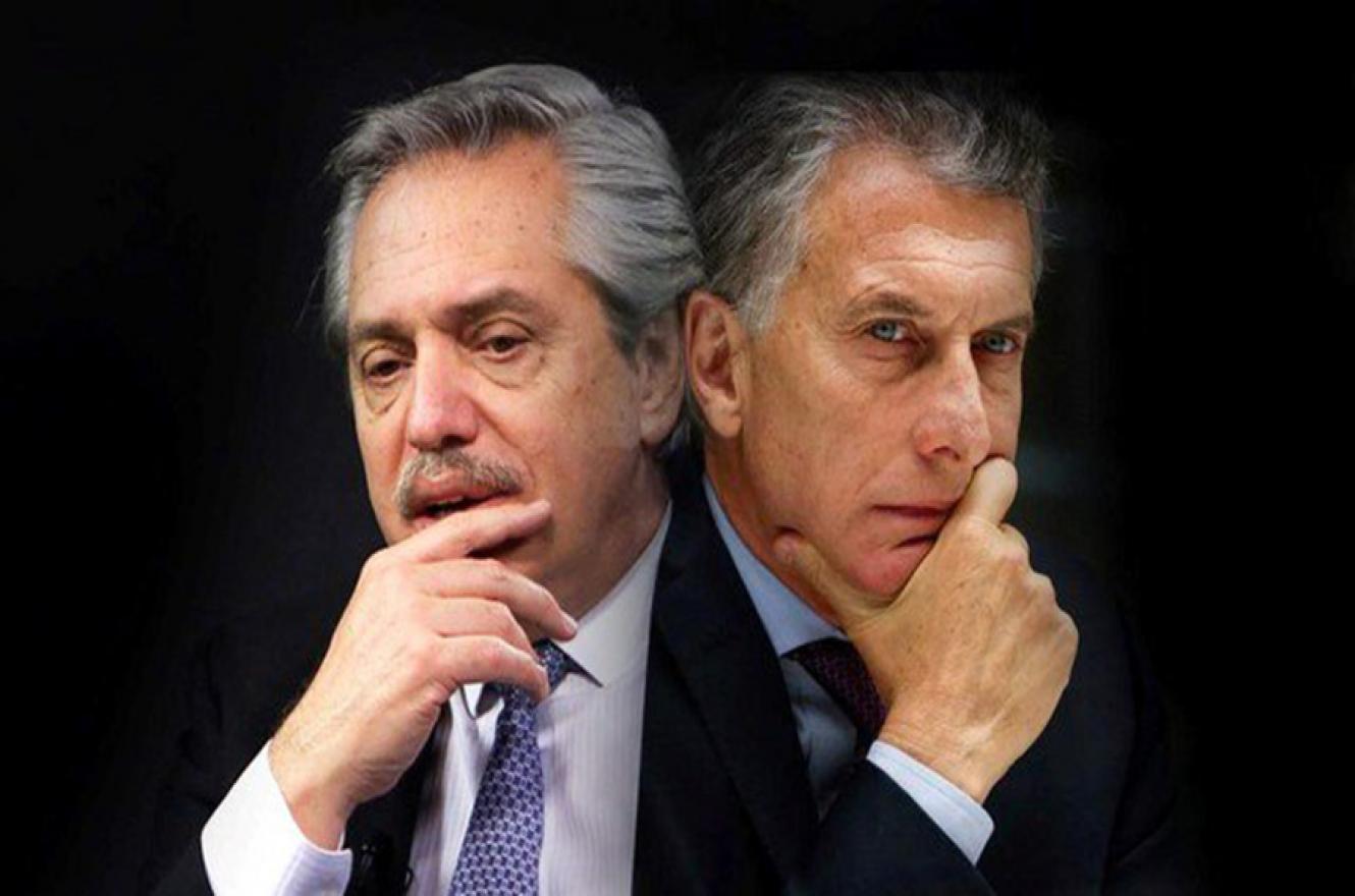 Alberto Fernández y Mauricio Macri, los precandidatos presidenciales que mejor miden en las encuestas.