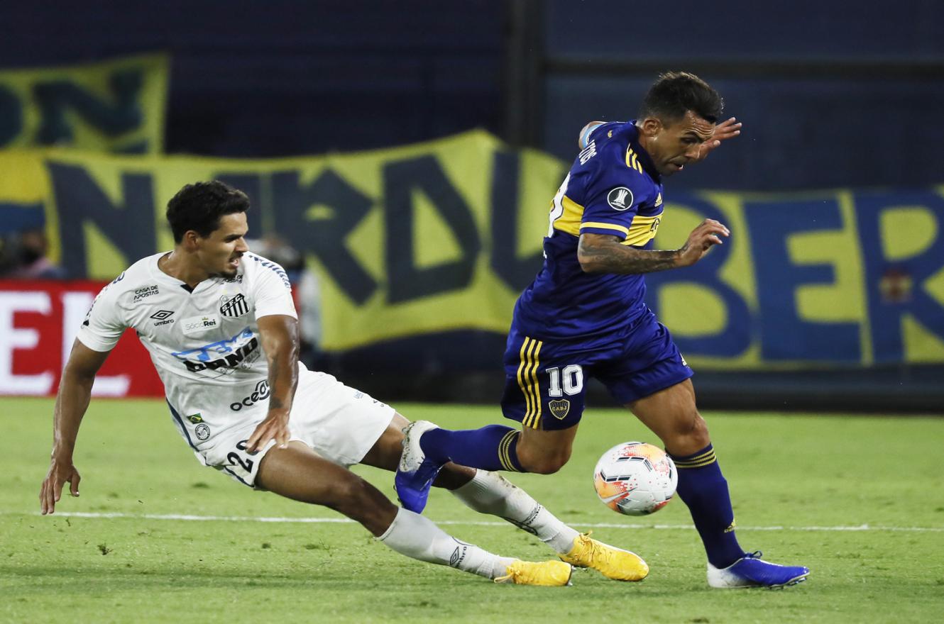 Fútbol: con un empate sin goles, Boca abrió su serie con Santos en La Bombonera
