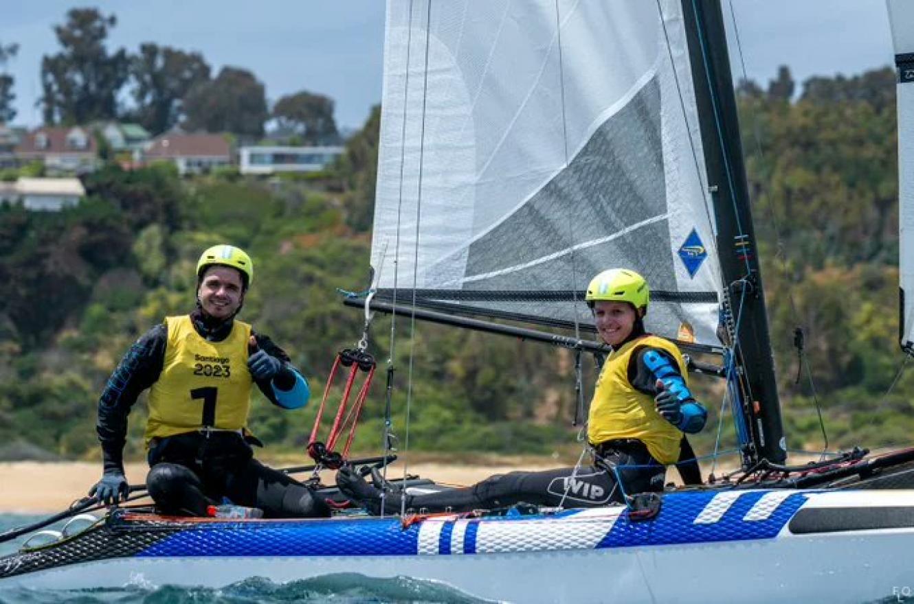 Vela: Mateo Majdalani y Eugenia Bosco le dieron otra medalla dorada a la Argentina