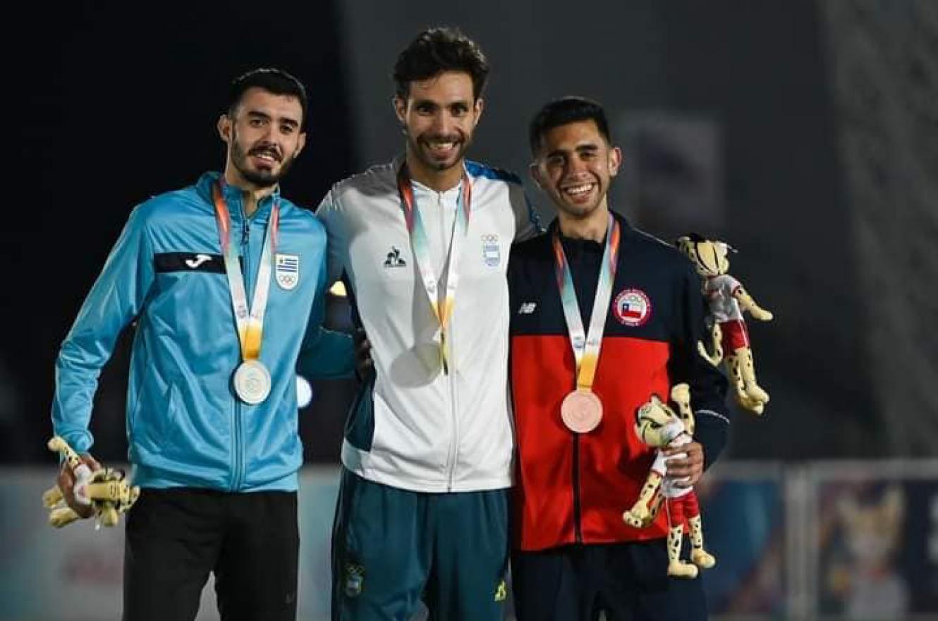 Odesur reasignó las dos medallas doradas ganadas por Federico Bruno en Asunción 2022