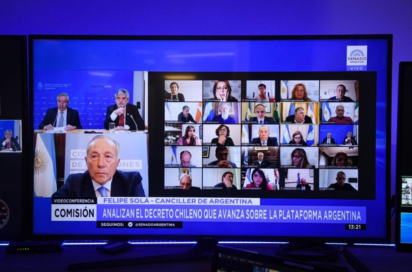 Avanza en el Senado una declaración por el conflicto con Chile
