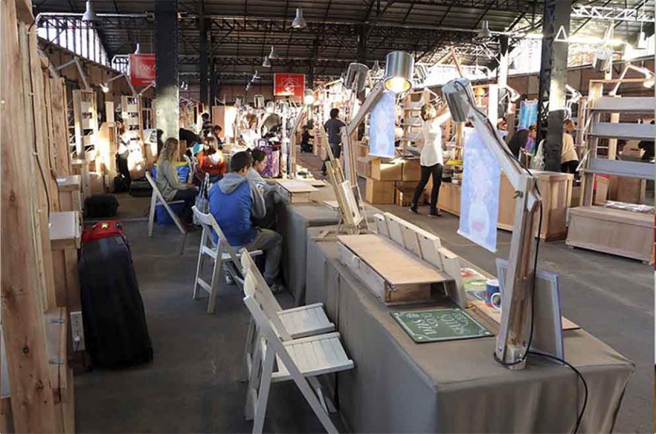 Imagen de archivo de la Feria de Industrias Culturales de la Región Centro, que este año se realizará en Paraná desde el 17 al 19 de septiembre.