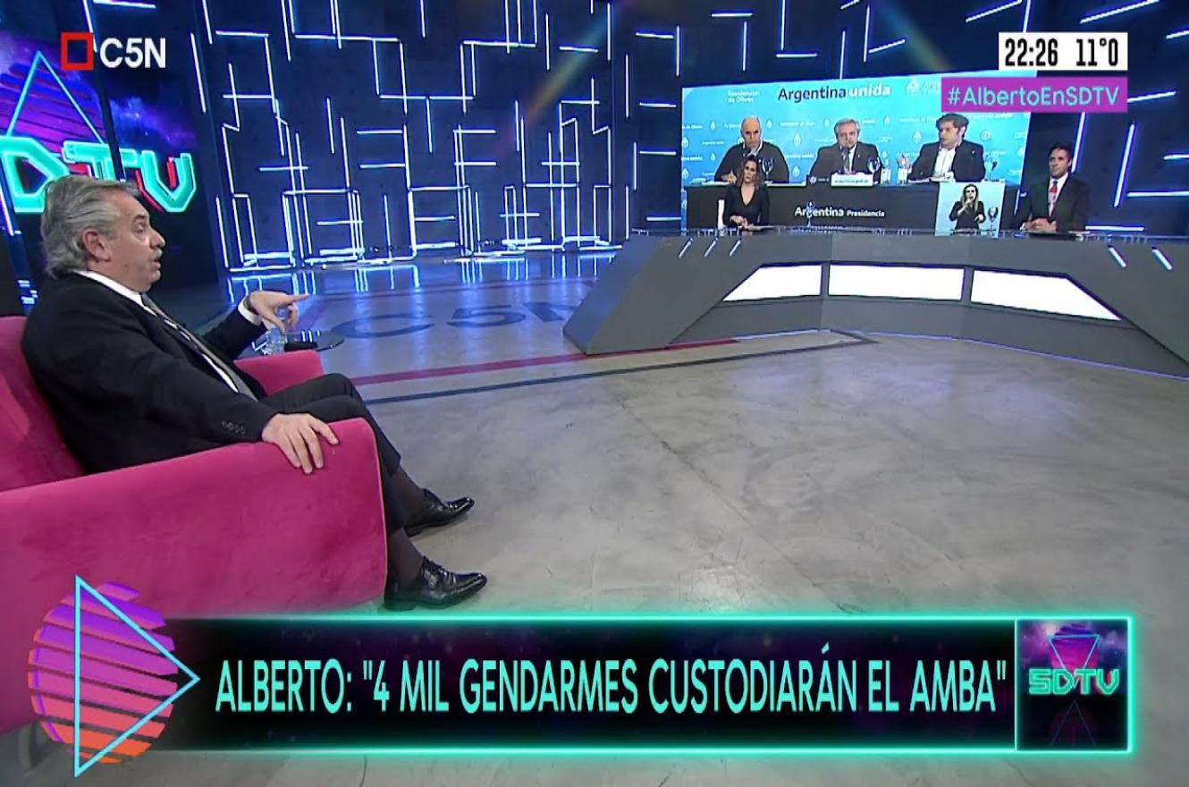 Fernández en C5N